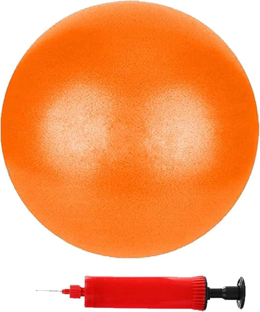 Mini Pilates Exercise Yoga Ball, 6 Inch Small Inflatable Exercise Yoga Ball,Core Training and Physical Therapy Equipment, with Pump