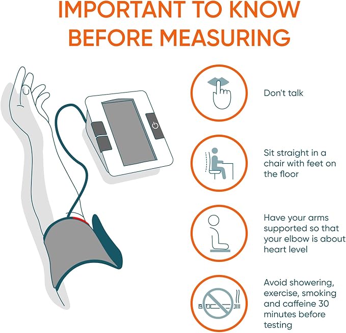 Dario Premium Blood Pressure Monitor for Home Use – Smart, Reliable & Easy to Use, Adjustable Arm Cuff (8.75–16.5"), Bluetooth App & Carrying Case