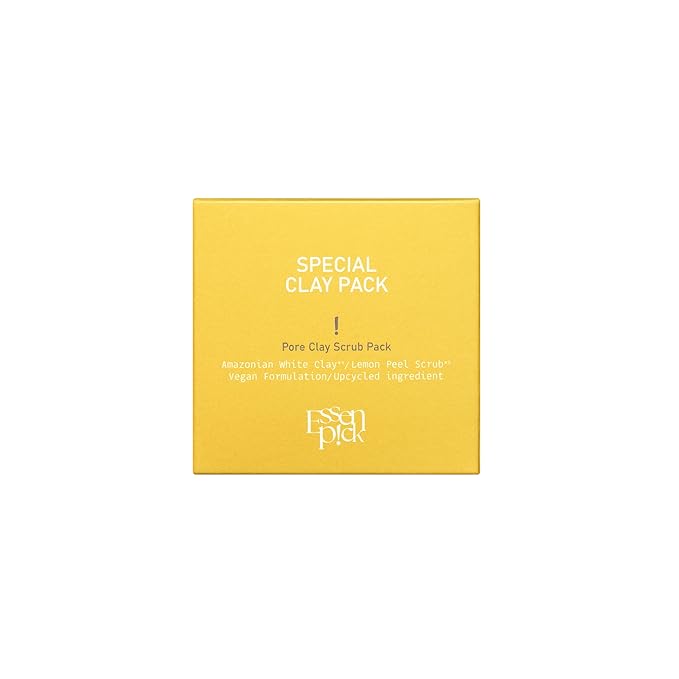 Special Clay Mask + Scrub Pack – Dual-Action Pore Purifying & Exfoliating Treatment with Natural Exfoliants | Whipped Amazonian White Clay & Lemon Peel Scrub