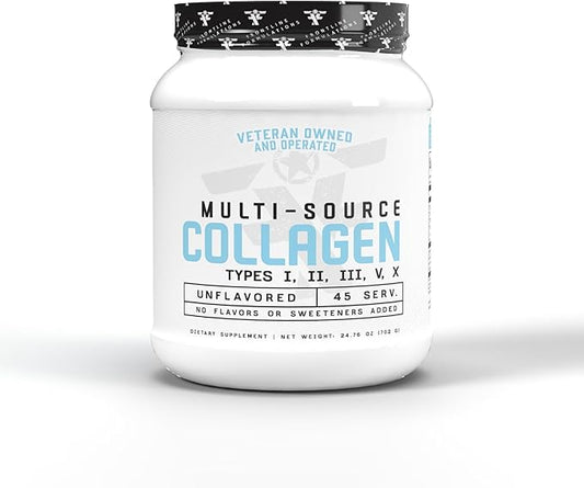 Multi-Source Collagen, Promotes Hair, Skin and Nail Health (Unflavored)