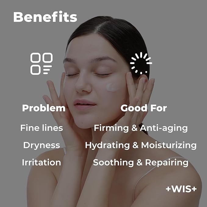 +WIS+ Hydrating Collagen Booster Lotion with Bosonine and Hyaluronic Acid for Dry, Pores and Uneven Skin to Deep Moisturizing, Pore Minimizing, Soothing and Firming(4 fl.oz/120 ml)