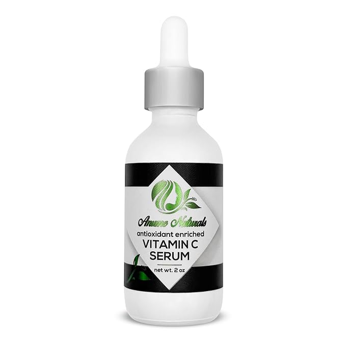Vitamin C Serum For Face With Hyaluronic Acid, Vitamin E & Ferulic Acid - Brightening & Anti-Aging Formula for Glowing Skin - Hydrates, Evens Tone & Reduces Fine Lines - 60ml