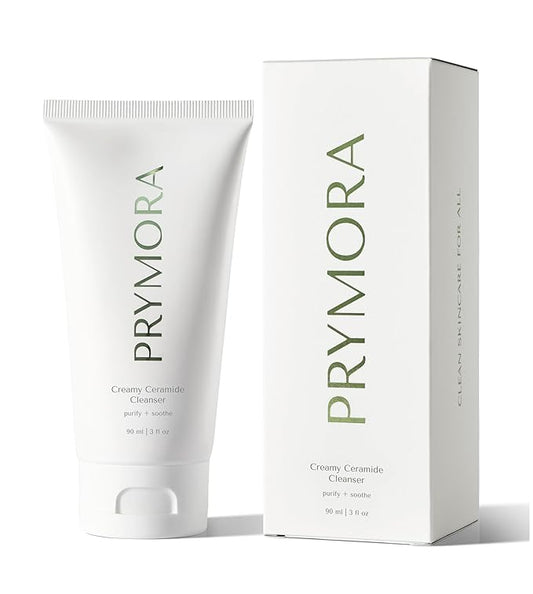 Creamy Ceramide Cleanser | Purify + Soothe | Removes Impurities & Makeup, Sensitive Skin Approved | Fragrance-Free