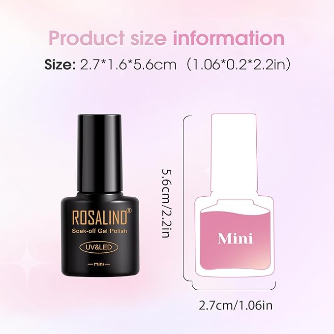 ROSALIND Pearl Gel Nail Polish - 12 Colors Pearlescent Shell Gel Polish Set with Dotting Pen Shell Swirl Thread Effect Soak Off UV Set Shimmer Nail Art Collection Manicure Gift for Women