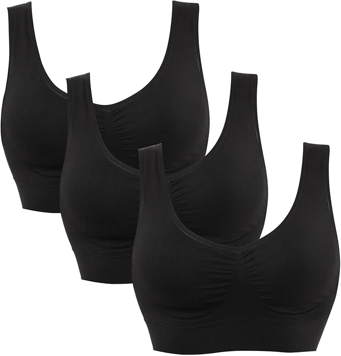 BESTENA Sports Bras for Women, Seamless Comfortable Yoga Bra with Removable Pads