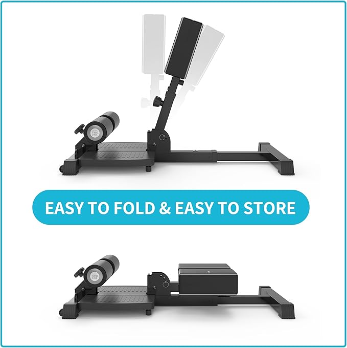 leikefitness Sissy Squat Machine, Deluxe Multi-Function Deep Sissy Squat Bench Workout Station, Leg Exercise Machine for Home Gym