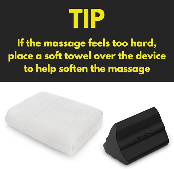 Piriformis Massage Roller, Targeted Trigger Point Massager Tool for Hip, Leg, Lower Back, Muscle Knot Release and Sciatica, 3 Different Heads, Hard Density