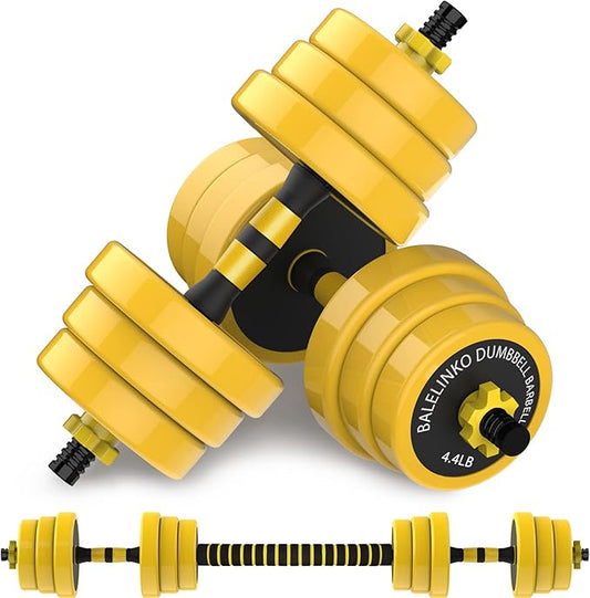 Balelinko Home Gym Equipment Workouts Strength Training Weight Loss Pilates Weights Yoga Sets Weights for Women, Men, Seniors and Youth