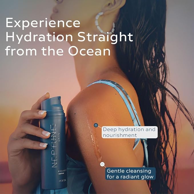 Neptune Fresh Water Cleanser 4 Fl Oz | A Lightweight Gel Foam Face Cleanser That Removes Dirt & Oil. Hydrates & Refreshes Skin with 100% Natural, EWG Verified Ingredients. Perfect for everyday use