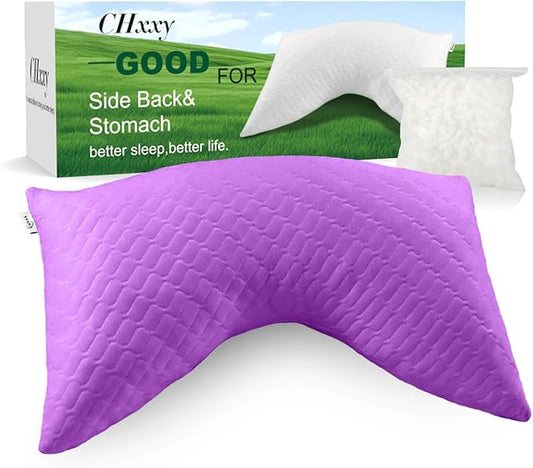 Shredded Memory Foam Pillows – Adjustable Loft, Orthopedic Support for Side/Back Sleepers, Pressure Relief for Cervical Spine, Machine Washable (Queen Size)