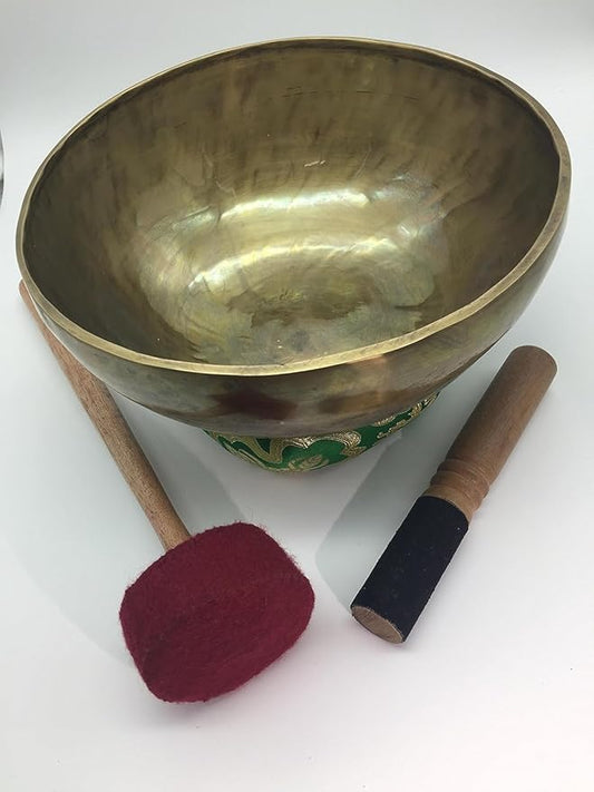Handmade Himalayan singing bowl, hand beaten by Nepali artisans to make magical tones.