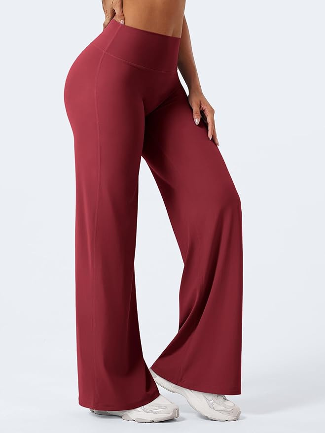 YEOREO Workout Leggings Womens No Front Seam Straight Leggings 29" / 31.5" / 33" High Waist Buttery Eddiy Gym Yoga Pants