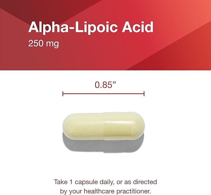 PROTOCOL FOR LIFE BALANCE Alpha-Lipoic Acid Supplement - 600mg ALA - Oxidative Stress Quencher, Blood Flow & Heart Health - Kosher & Dairy Free - 60 Veg Capsules