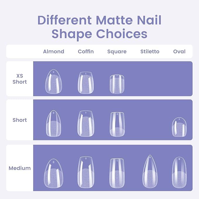 Short Almond Nail Tips: 240PCS Soft Gel Pre-Shaped Acrylic Fake Almond Nail Tips with Nail Stand, 12 Sizes Full Cover Clear Press on Nails for Girls Women Nail Art Design