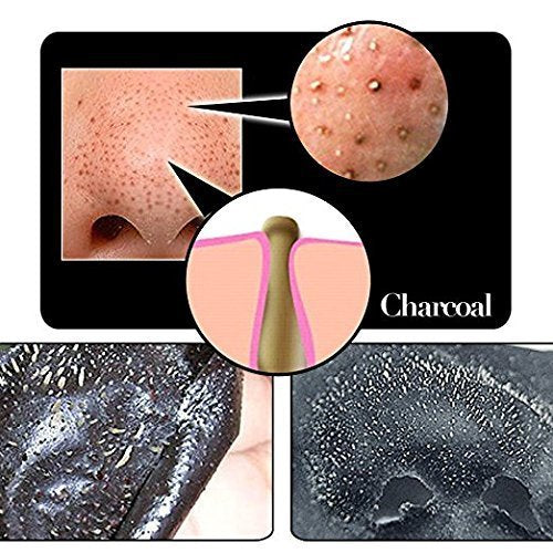 SHILLS Charcoal Face Mask, Peel Off Mask, Charcoal, Deep Cleansing, Purifying, Activated Mask with Brush