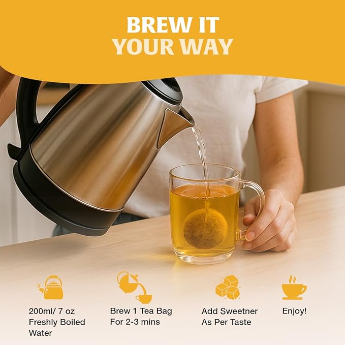 HANDPICK - Dandelion Root Tea bags, 100 Teabags - Natural Dandelion Herbal Tea for Liver & Kidney Health - Non-GMO - Caffeine-free - Support Digestion & Boost Immune System