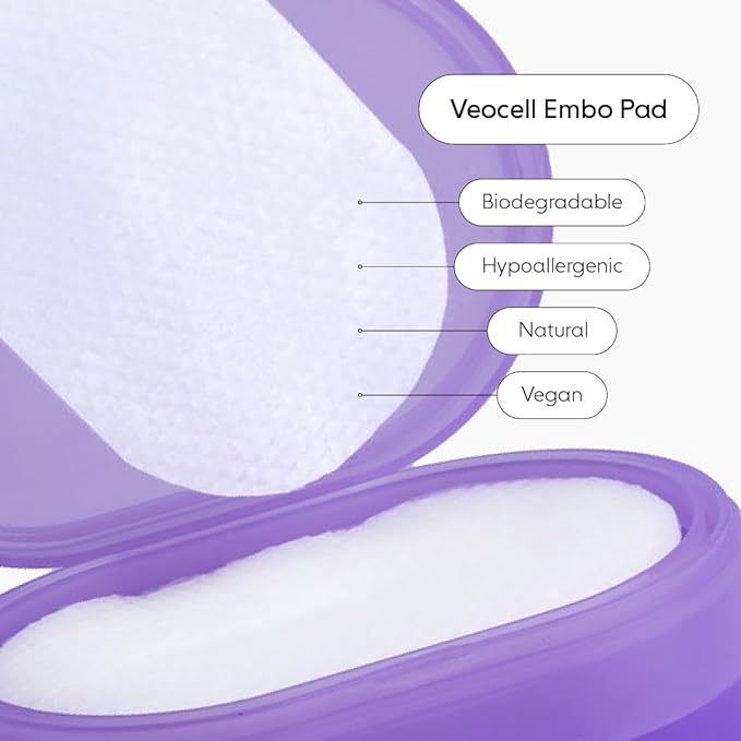 LOOPS MicroCellular Moisturizer - Nourish, Replenish, and Rebalance - Collagen Boosting, Restoring, Moisturizing, and Balancing Skincare - Pre-soaked Veocell Embo Pad - Face Moisturizer