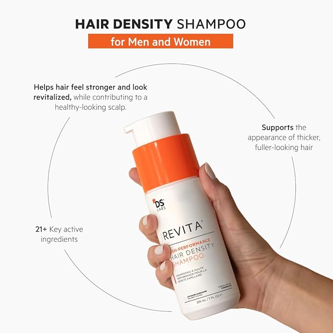 DS Labs Revita Shampoo & Conditioner Kit, 205 mL – Scalp First System for Fuller Looking, Volumized Hair, Lightweight Hydration, Sulfate & Silicone Free, Color Safe, For Men & Women