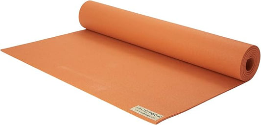 JadeYoga Harmony Yoga Mat - Durable & Thick Gym Fitness Mat, Non-Slip Natural Rubber Yoga Mat - Home Exercise & Stretching Mat, Workout Mat - Yoga, Pilates & Meditation for Women & Men
