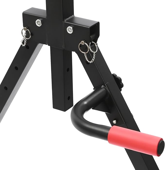 Adjustable Triangular Pull Up Dip Station Bar, Triangular Pull Up Station, Multifunctional Strength Training, Equipment Equipment for Home Gym Strength Train 440LBS