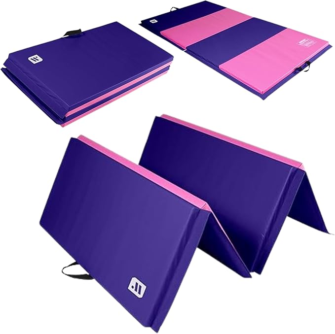 We Sell Mats - 4 ft x 8 ft x 2 in Personal Fitness & Exercise Mat for Home Workout - Lightweight and Folds for Carrying – All Purpose Home Gym Mat – Thick Mat for Yoga, Pilates, Stretches, and Floor Exercises