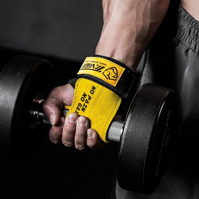 Wrist Straps for Weightlifting for Maximum Grip Support - Lifting Deadlift Strap & Weight Lifting Grips Gloves for Working Out Pull Up Deadlifting & Shrugs
