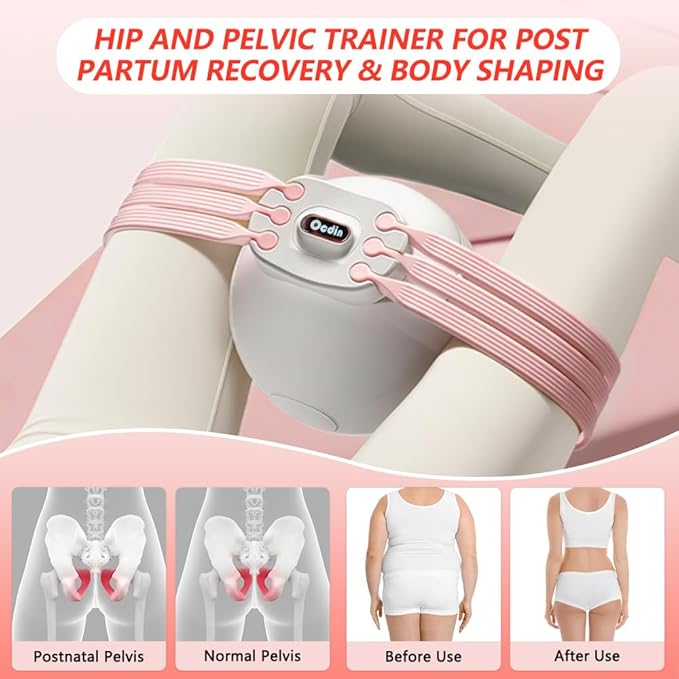 Ocdin Hip Abductor and Adductor Training Ball for Women, Thigh Master Exercise Ball for Home Gym, Fit for Pelvic Floor Muscle Recovering