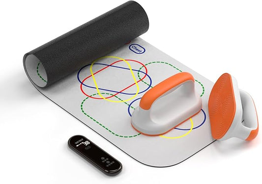 Smart Push Up Board Plank Mat with Counter and Handles, Revolutionize Your Home Workout, Portable, Foldable & Professional - Ideal for Floor Exercises and Strength Training for Both Men and Women