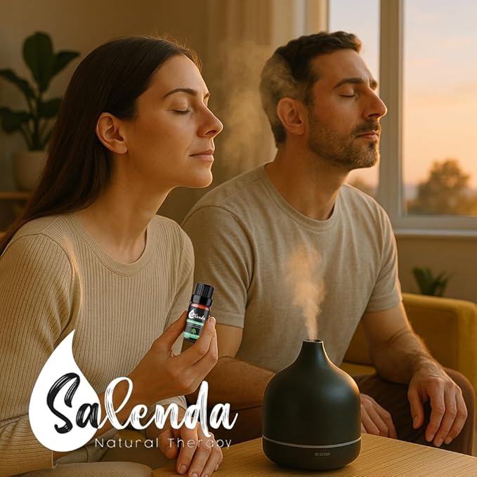 Eucalyptus Essential Oil by Salenda - 100% Pure Natural for Skin, for Diffuser, Humidifier, Aromatherapy-0.34 Fl Oz (10 ml)