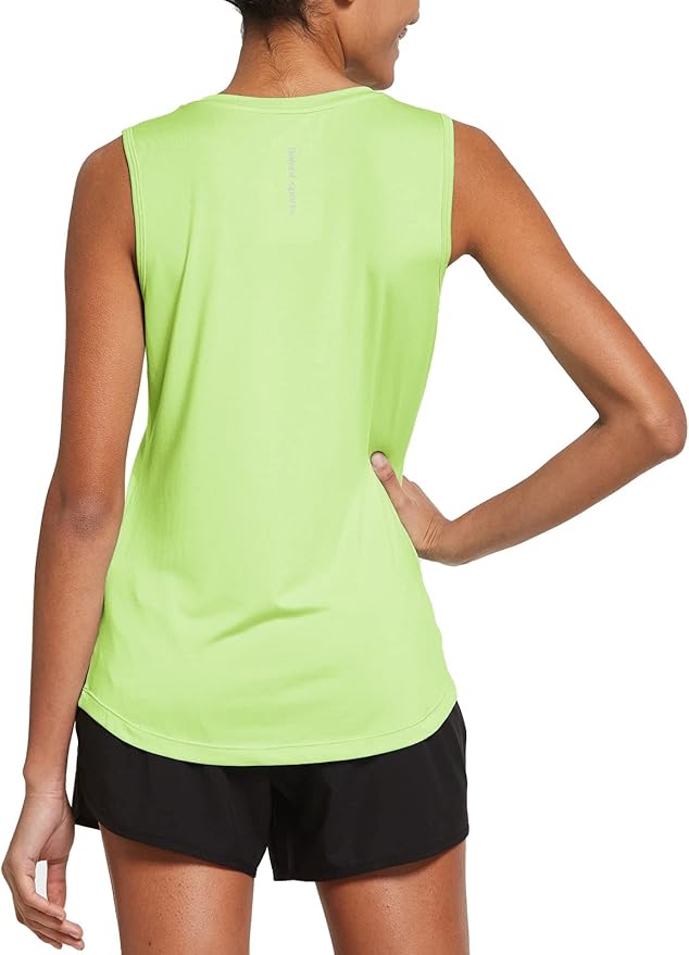 baleaf Workout Tank Tops for Women Sleeveless Running Athletic Loose Fit Yoga Tops Active Shirts Sports Gym Exercise