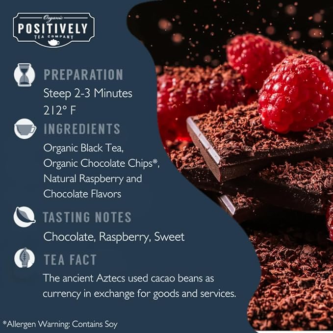 Organic Positively Tea Company, Dessert Tea Sampler, Loose Leaf, 4 Ounce, 3 Pack