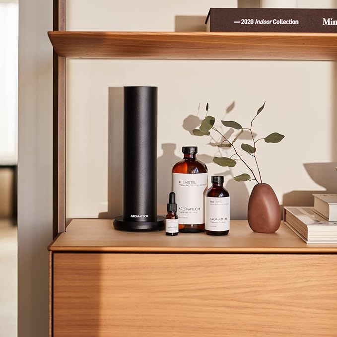 AromaTech The Hotel Aroma Essential Oil Blend: Luxury Hotel Inspired Aromatherapy with Lemon, Lavender, Peach & Pine for Ultrasonic Diffusers & Nebulizers - 0.3 fl oz, 10 mL