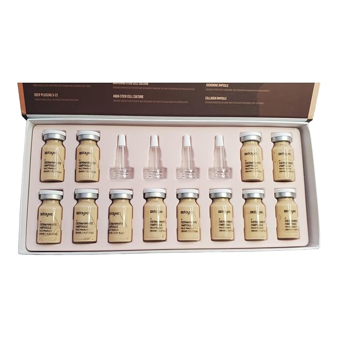 Stayve DermaWhite Medium No. 2 Ampoule Customized BB Shine Glow Kit- 12 Vials, beige