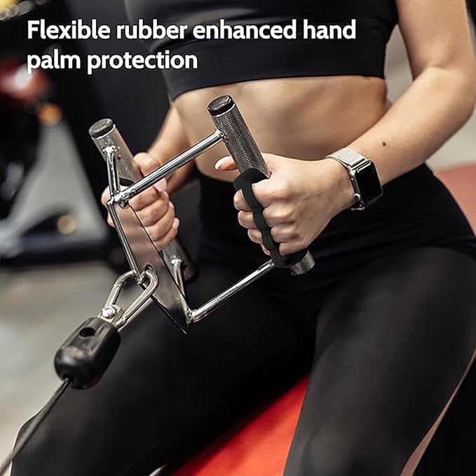 Rubber Fitness Anti-Slip Grip Ergonomic Anti-Slip Slim Grip Pads Suitable for fitness training, dumbbells, barbell pads, and pull-up bars gym accessories for women