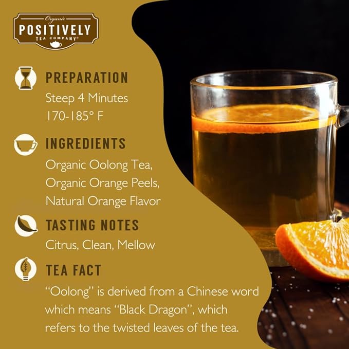 Organic Positively Tea Company, Oolong Tea Sampler, Loose Leaf, 4 Ounce, 3 Pack