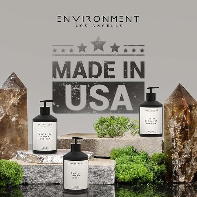 ENVIRONMENT Inspired by 5-Star Hotels WN Lotion, 300ml Luxury Scented Lotion (Jasmine | Green Melon | Lily) Bathroom Luxury, Men & Women High-End Body Lotion, Hand Cream, Dry Skin Treatment