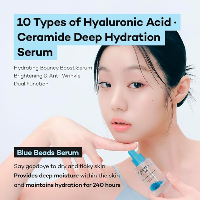 Korean Ceramide Ultra Hydrating Face Serum with 10% Ceramide Active Ball, hyaluronic acid, korean essence, Hydrating Serum, K-beauty serum (Hydrating)