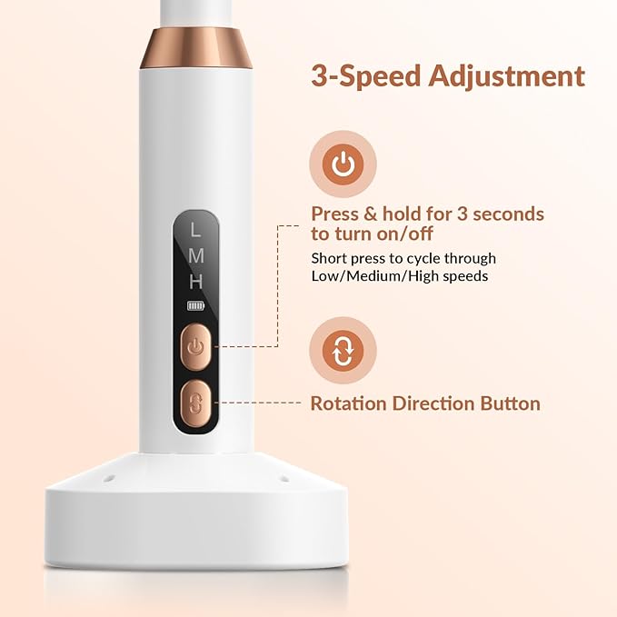 Portable Electric Nail Drill Professional - 30000RPM Cordless Electric Nail File, Manicure Pedicure Kit for Acrylic Nails & Gel Polish Removal, Rechargeable with 12 Drill Bits for Salon and Home