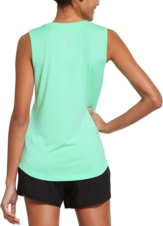 baleaf Workout Tank Tops for Women Sleeveless Running Athletic Loose Fit Yoga Tops Active Shirts Sports Gym Exercise
