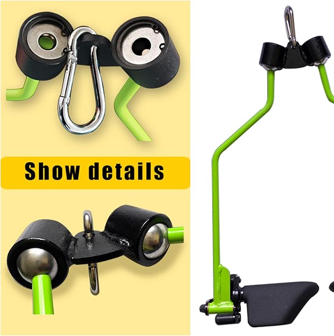 KORIKAHM Adjustable Lat Pull down Bar, Cable Machine Attachments for Gym, Home Gym Fitness T-bar Row Pulldown Attachments, Lat Pull Down Machine Wide Grip Neutral Grip Handle