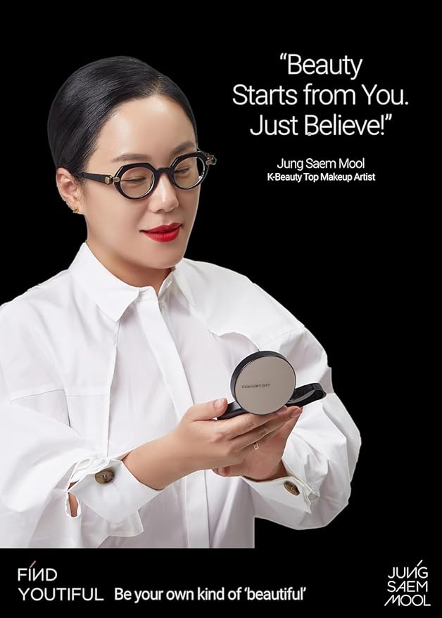 JUNG SAEM MOOL [ SPF ] Essential Skin Nuder Cushion (17 Fair Pink) | Refill Not Included (0.49 Fl Oz) | SPF50 Broad Spectrum | Natural Finish | Makeup Artist Brand