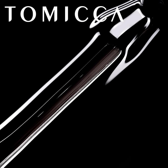 TOMICCA Black Gel Nail Polish, 15ml Black Nail Polish Fast Dry Soak Off UV LED Cure Needed Pure Color Long Lasting Nail Art Manicure Salon DIY Design