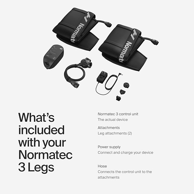 Hyperice Normatec 3 - Recovery System with Patented Dynamic Compression Massage Technology (Normatec 3 Standard Size Legs) FSA-HSA