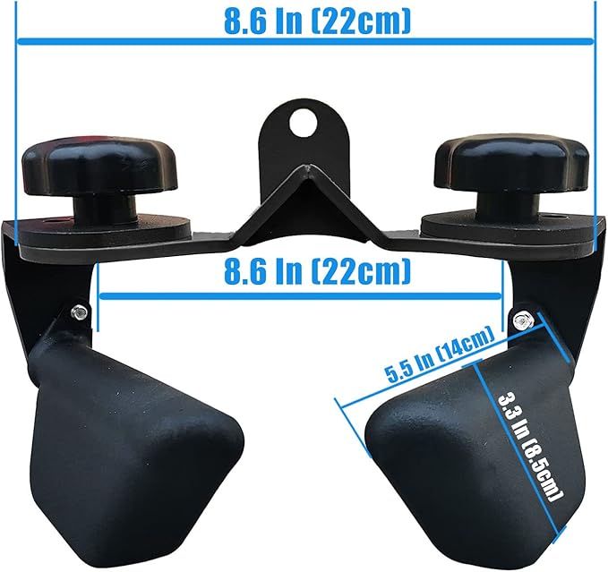 KORIKAHM Adjustable Lat Pull down Bar, Cable Machine Attachments for Gym, Home Gym Fitness T-bar Row Pulldown Attachments, Lat Pull Down Machine Wide Grip Neutral Grip Handle