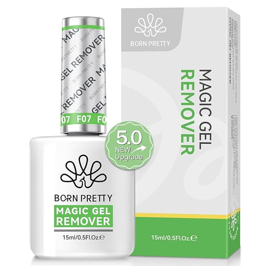 BORN PRETTY 15ML Gel Nail Remover No Need Soaking or Wrapping Gel Remover for Nails 3-5 Minutes, HEMA & TPO FREE
