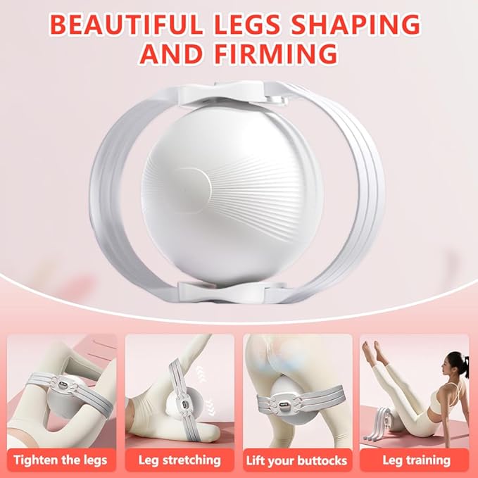 Ocdin Hip Abductor and Adductor Training Ball for Women, Thigh Master Exercise Ball for Home Gym, Fit for Pelvic Floor Muscle Recovering