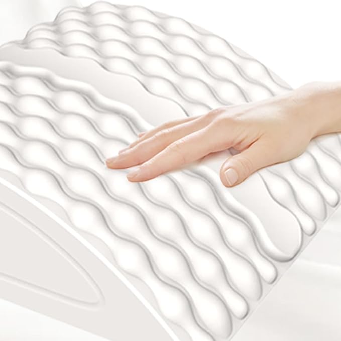Hot & Cold Therapy Sciatica Pain Relief Pillow, Ice Massage & Heating Strecthing - Lumbar Support Pillow Immediate Relief for Back Hip Leg & Knee, Smooth Skin Touch - Ultra Soft - 100% Natural