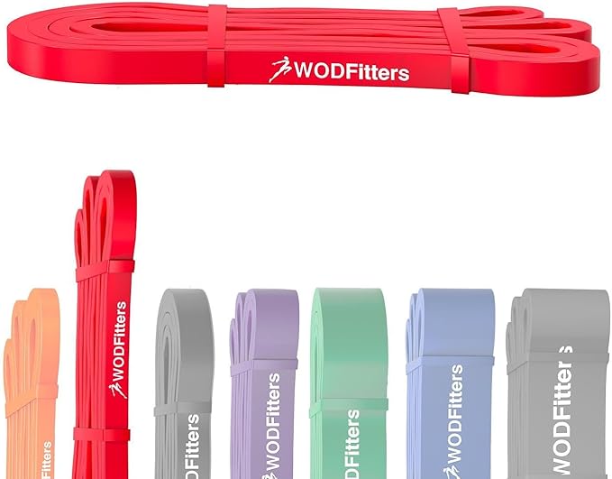 WODFitters Pull Up Assistance Band for Stretching, Mobility Workouts, Warm Up, Recovery, Powerlifting, Home Fitness and Exercise…