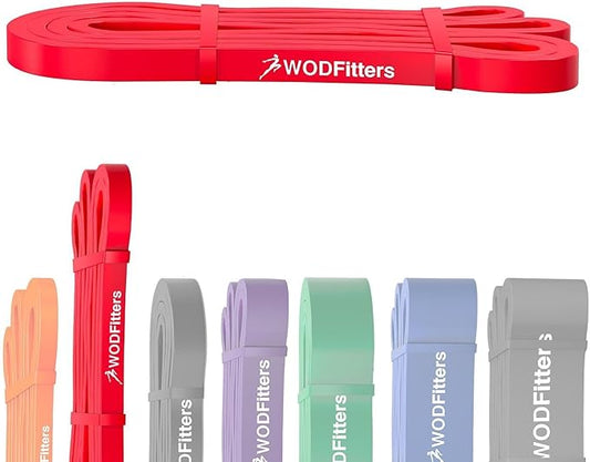 WODFitters Pull Up Assistance Band for Stretching, Mobility Workouts, Warm Up, Recovery, Powerlifting, Home Fitness and Exercise…