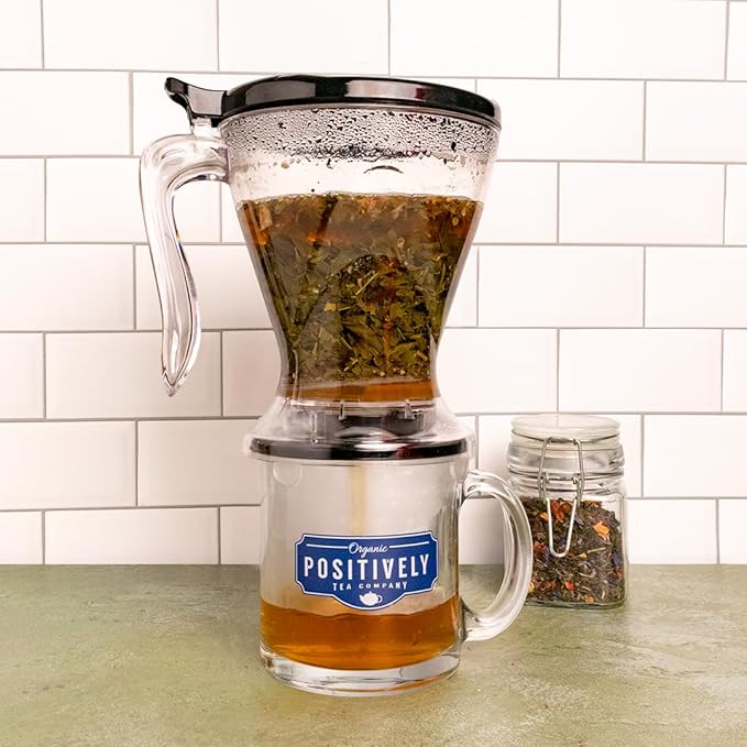 Organic Positively Tea Company, Secret Garden, Green Tea, Loose Leaf, 16 Ounce